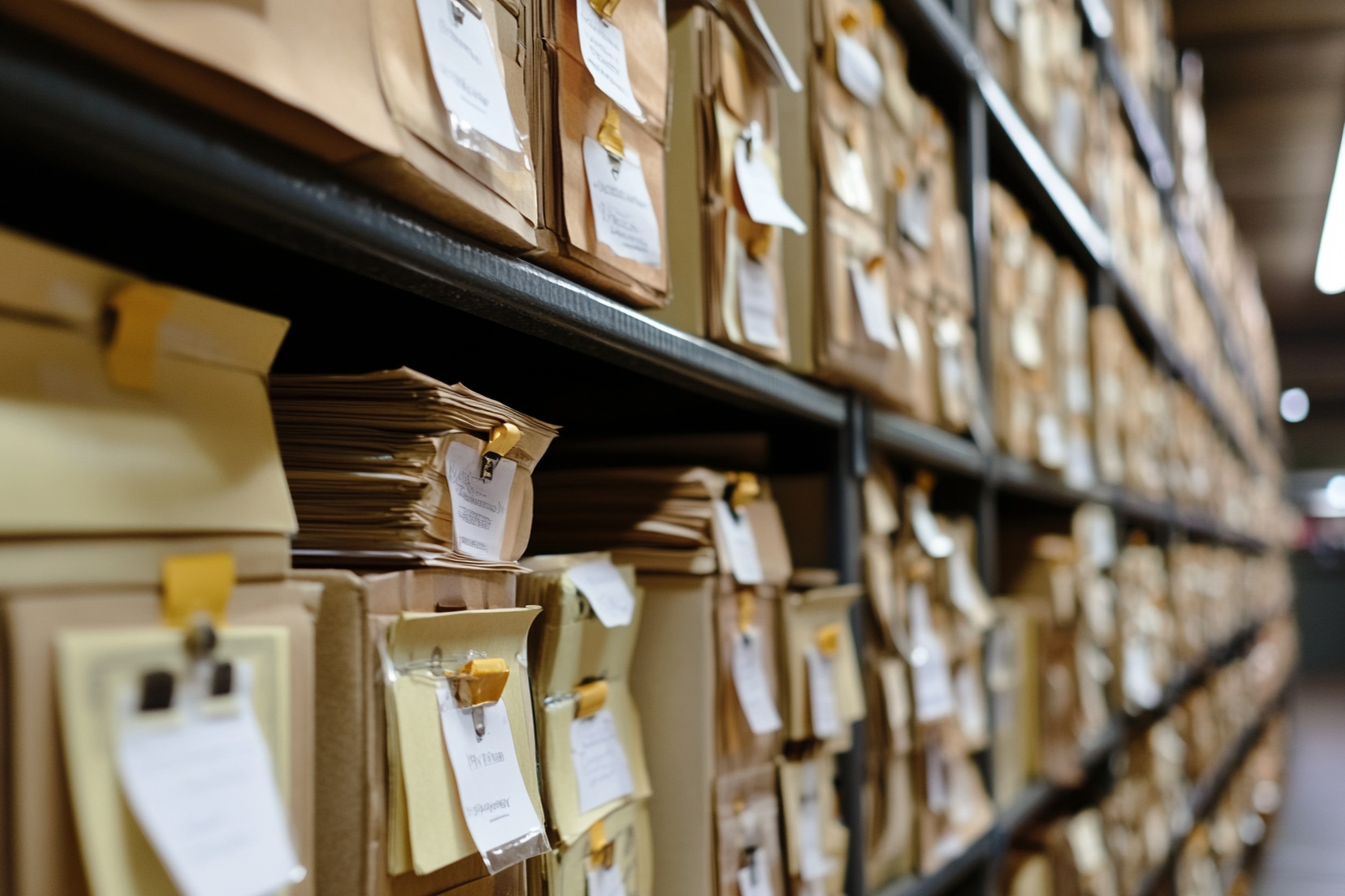 Akten und Waren sicher lagern