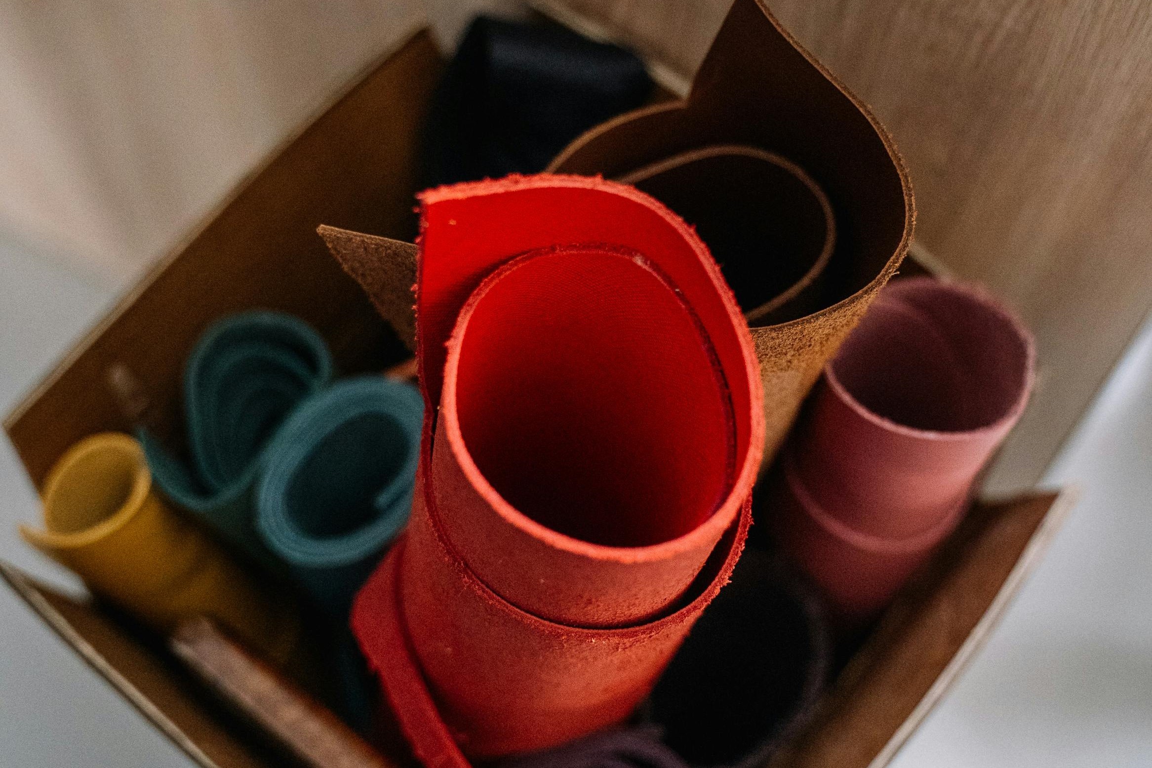 Leder mit guter Luftzirkulation