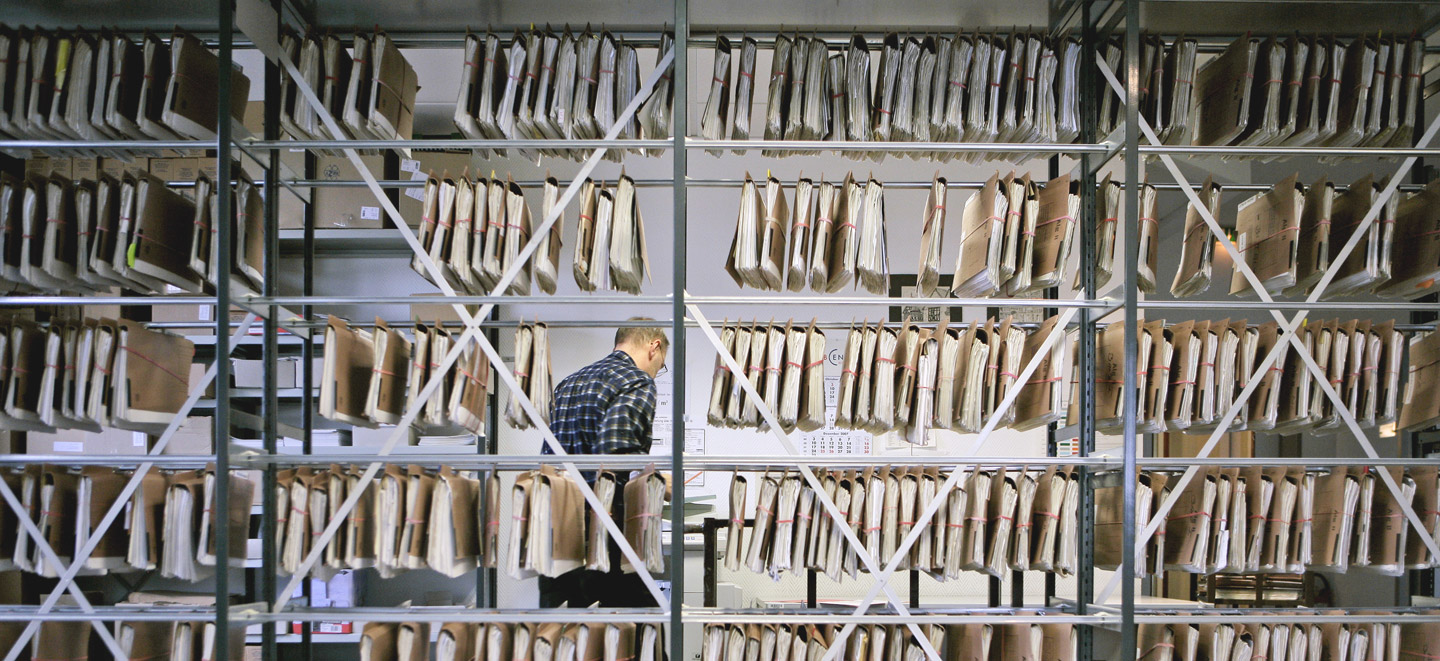 Aktenarchiv in Berlin