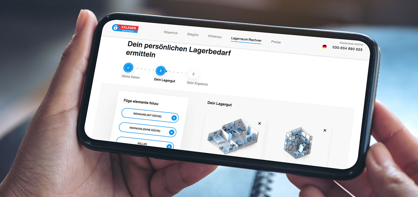 Lagerraum-Rechner von XXLAGER